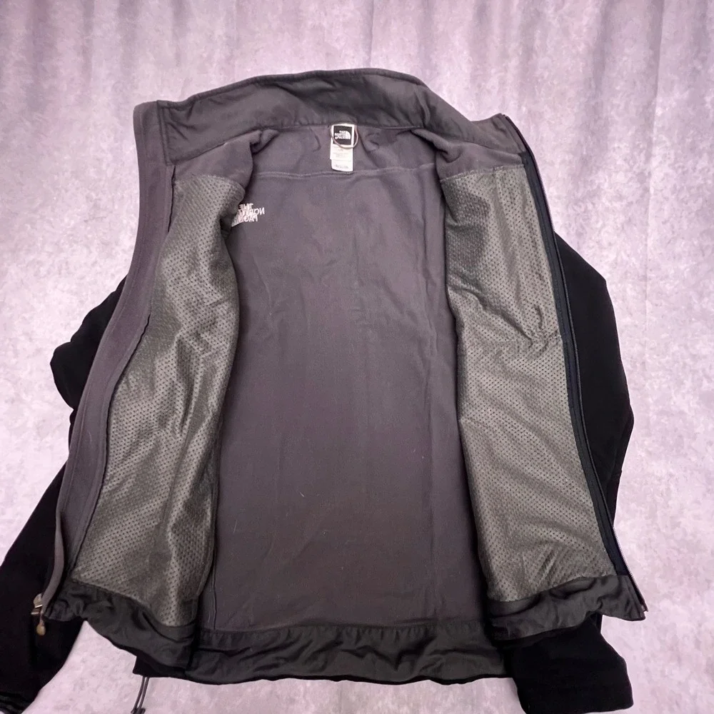 The North Face Apex Bionic Jacket Mens Large Black Good Windproof Softshell